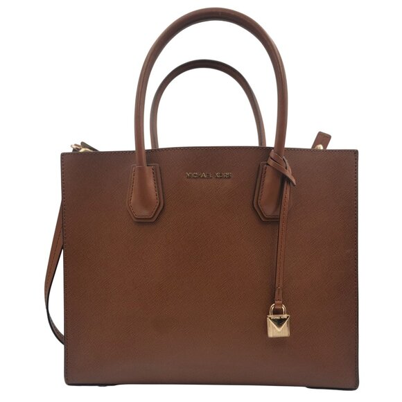 Michael Kors Studio Mercer Large Tote Bag Acorn - Picture 2 of 15